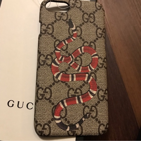 Gucci Kingsnake Print iPhone 7/8 & SE Case New In Box